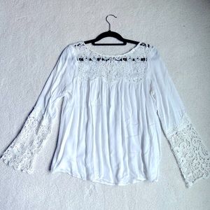 White, lace blouse